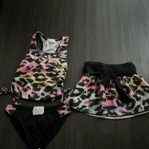 Rainbow leopard kids swim
